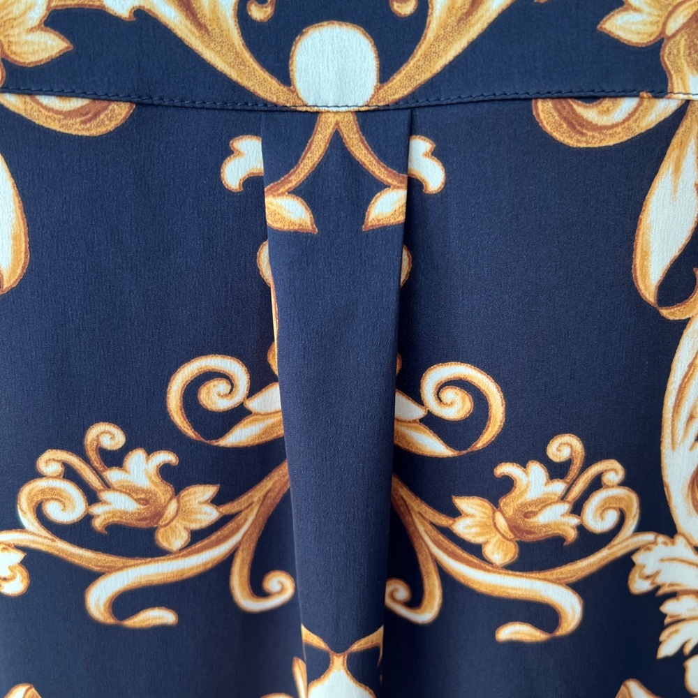 Black and gold tunic blouse - Picture 5 of 7